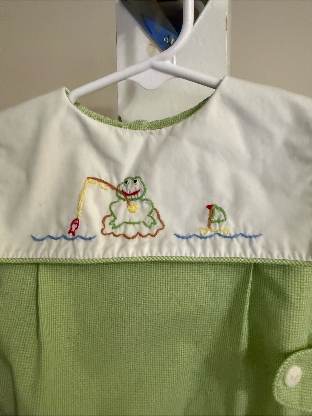 Mom & Me Embroidered Frog Bubble Romper - Picture 6 of 11
